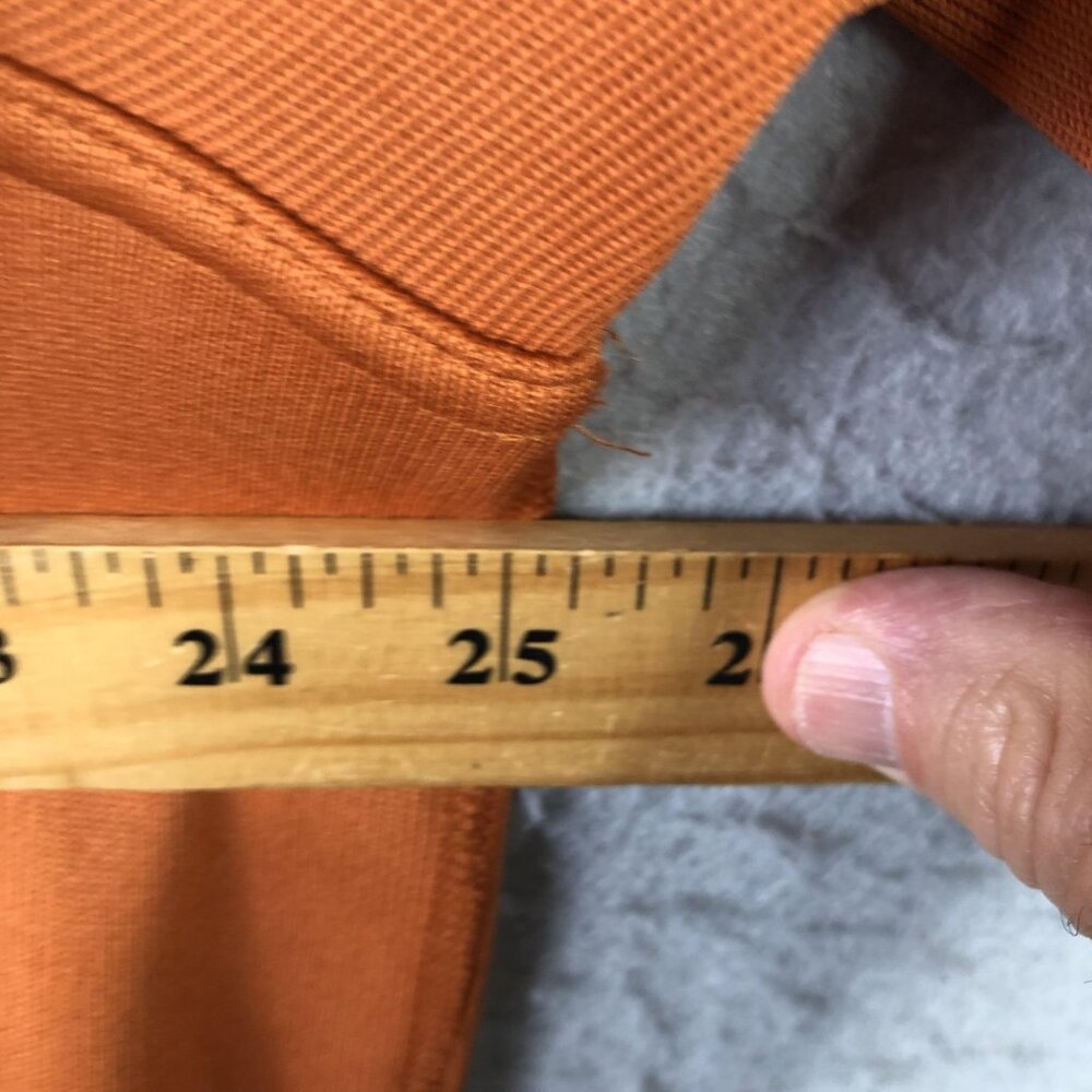 Texas Longhorns Sweatshirt Mens XL Orange NCAA Football Nike Dri Fit Quarter Zip - Picture 3 of 16